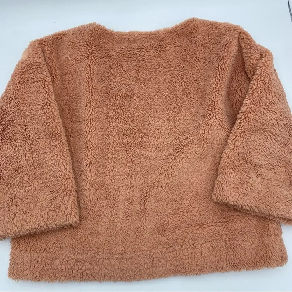 Madewell Salmon Pink Superfurry Sweater Women’s XS - Picture 8 of 8